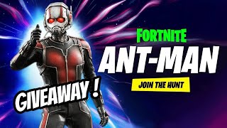 ANT MAN Skin In Fortnite Battle Royale (Giveaway)