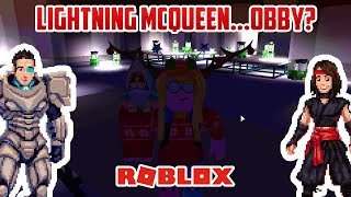 Roblox Cars 3 Obby - lightning mcqueen is in jail cars roblox obby crazy obstacle