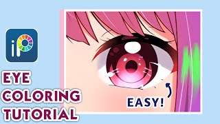 【Ibis Paint】How To Color Eyes | Ibis Paint X Tutorial