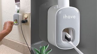 iHave Toothpaste Dispenser/Squeezer | Unboxing/Install/Demo | Adaptive tools | Link in Description