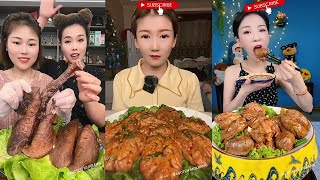 ASMR CHINESE EATING DELICIOUS FOOD 짧은 시간에 많은 양의 음식을 먹는 중국의 현재 먹방 영상 CHINESE MUKBANG