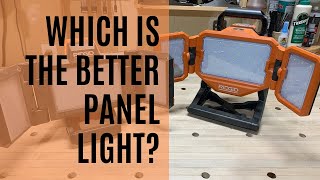 Review of Ridgid's panel lights