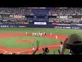 2022年10月15日　csファイナルステージ第4戦 9回裏　中川圭太　サヨナラタイムリー