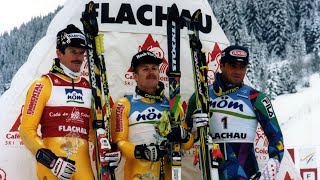 Urs Kälin wins giantslalom (Flachau 1996)