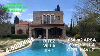 SATILDI Bodrum Bitez Satılık Havuzlu Villa