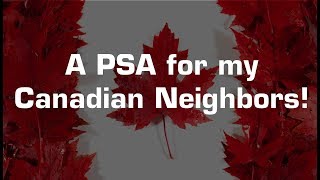 PSA for Canadian Viewers:  On Feb. 20th, contact your MPs about the knife ban