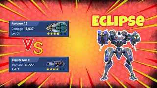 Ember gun 8 vs Revoker 12 with Eclipse | Mech Arena |