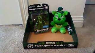 New Shamrock Freddy action figure and Shamrock Freddy plush review!