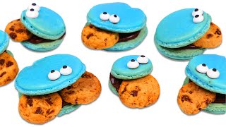 How to Make Cute & Delicious Cookie Monster Macarons | Fun & Easy DIY Treats to Try at Home!