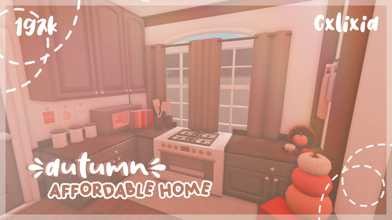 Bloxburg | Autumn Family Roleplay Home Interior | House Build | 197k ...