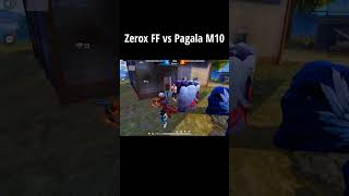PAGAL M10 VS ZEROX FF 🤯 1 V 1 #shorts #nonstopgaming