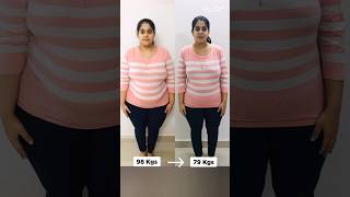 19 kgs WEIGHT LOSS JOURNEY | Post pregnancy case