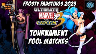 Frosty Faustings 2023 UMVC3 Tournament Pool Matches (Dual Kevin, Ronan Healy, Livinlegend26, Kobun)