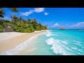 🏝 Beach View 4K: VELAA Private Island Ambience & Ocean Waves Sounds