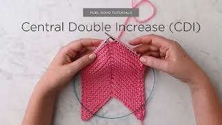 Central Double Increase (CDI) | Purl Soho