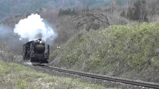 SL銀河　試運転　晴山～岩根橋　2016/04/16