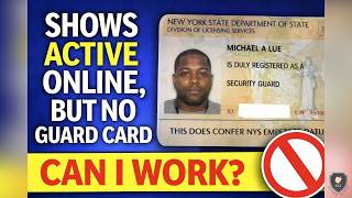 How to Check Your New York Security Guard License