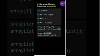 What is the difference between Array and ArrayList ?