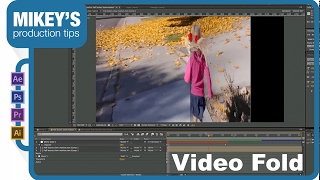 Folding video with After Effects tutorial