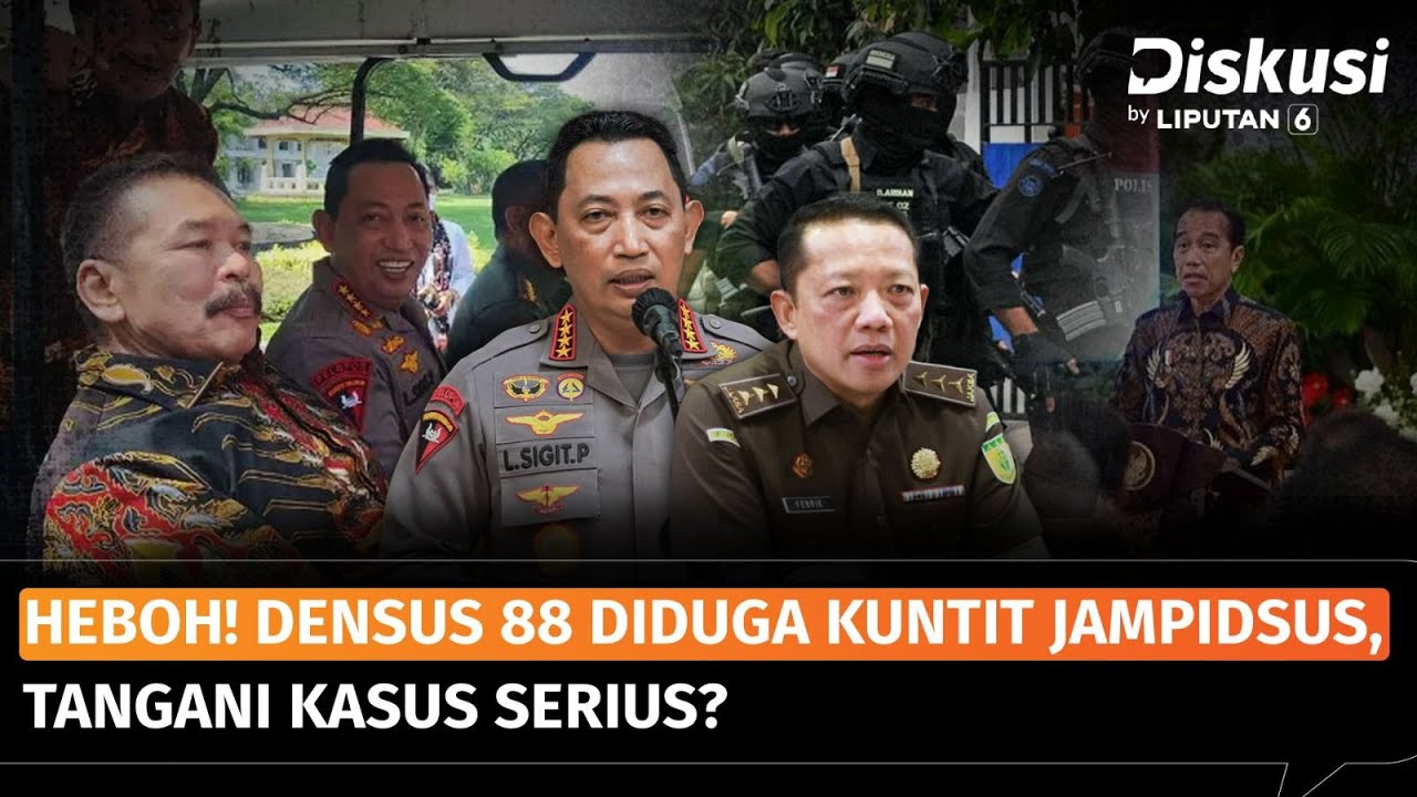 Ada Apa Di Balik Dugaan Penguntitan Jampidsus Oleh Densus 88? | Diskusi ...