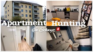 Apartment Hunting Schwyz🇨🇭Difficult to get apartment🙁#tibetanvlogger