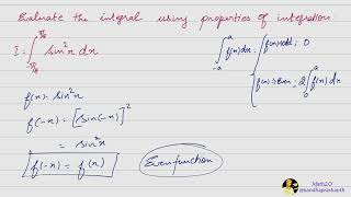 Evaluation of definite Integration Ex: 9.3 problem 2 (iii)