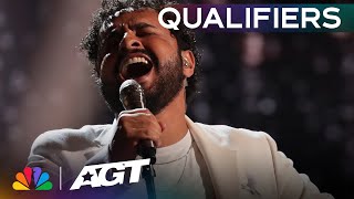 Gabriel Henrique STUNS with "Something Beautiful" by Jacob Banks | Qualifiers | AGT 2023