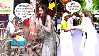 This Video Will Prove That Sara Ali Khan Is The ONLY Bollywood Celeb Kid Who HELPS Poor People
