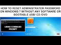 how to reset administrator password on windows 7 without any Software or Bootable USB/CD/DVD | 2023