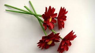 Paper Flowers | Very Easy Paper Flower | Paper Crafts For School | Paper Craft | Paper Craft Flowers