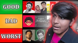 Tamil youtubers Tier list