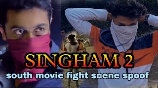 Singham 2 south movie fight scene spoof ll Surya Mass ll CrazyYouTube#short