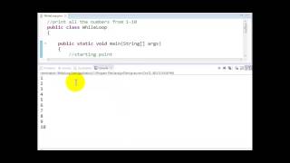 Java Tutorial - Count Controlled While Loop