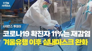 코로나19 확진자 11%는 재감염...겨울유행 끝나면 실내마스크 완화 / YTN 사이언스