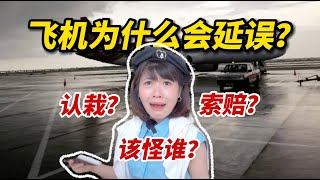 【空姐大揭秘】飞机为什么会延误？为什么别人都飞了我还在等？骂空姐有用吗？能索赔吗～ABOUT FLIGHT DELAYS