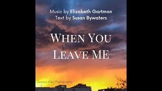 When You Leave Me