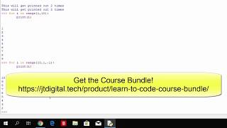 For Loops | Learn to Code with Python #18