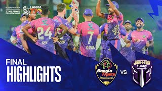 Lanka T10 Super League 2024 I The Final Highlights I Hambantota Bangla Tigers vs Jaffna Titans