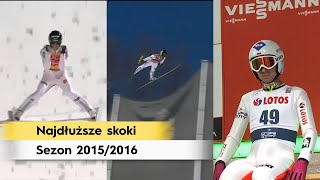 Najdłuższe skoki konkursów #6 - Sezon 2015/2016