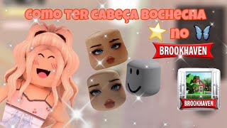 COMO CONSEGUIR A CABEÇA BOCHECHA NO BROOKHAVEN 💖 DE GRAÇA!!!