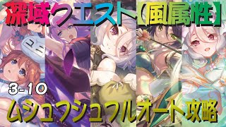 【プリコネR】深域クエスト風属性3-10フルオート攻略【風属性】【ムシュフシュ】