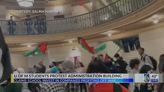 U of M students protest human rights violations