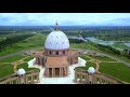 basilique notre dame de la paix yamoussoukro drone studio ponce