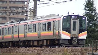 E129系B5編成信越本線上り普通436M　新潟→長岡