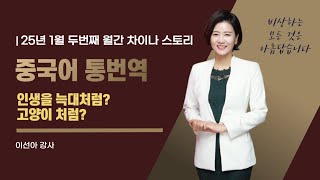 [중국어통번역강의] 25년 1월 월차스 두번째 #중한번역