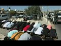 Palestinians pray in street after being forbidden entrance to al-Aqsa | AFP