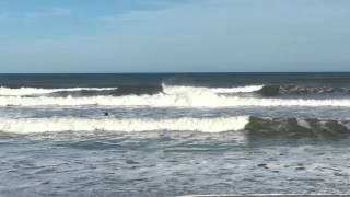 Surfers at Patrick Air Force Base Beach Florida 4k UHD Video