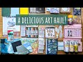 A Deliciously Varied Art Materials Haul: Watercolour Palettes & Papers, Distress Crayons, Books