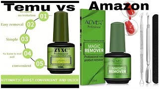 $14 Amazon Gel Remover VS $2 Temu Gel Remover