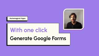 Automagical Forms - Convert your documents to Google Forms instantly